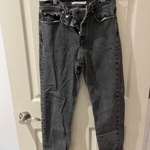 Levi’s Wedge Jeans – Size 25 black-grey